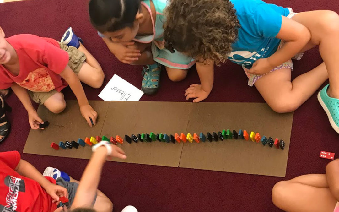 Kindergarten Students Learn About the Ripple Effect When Repairing the World