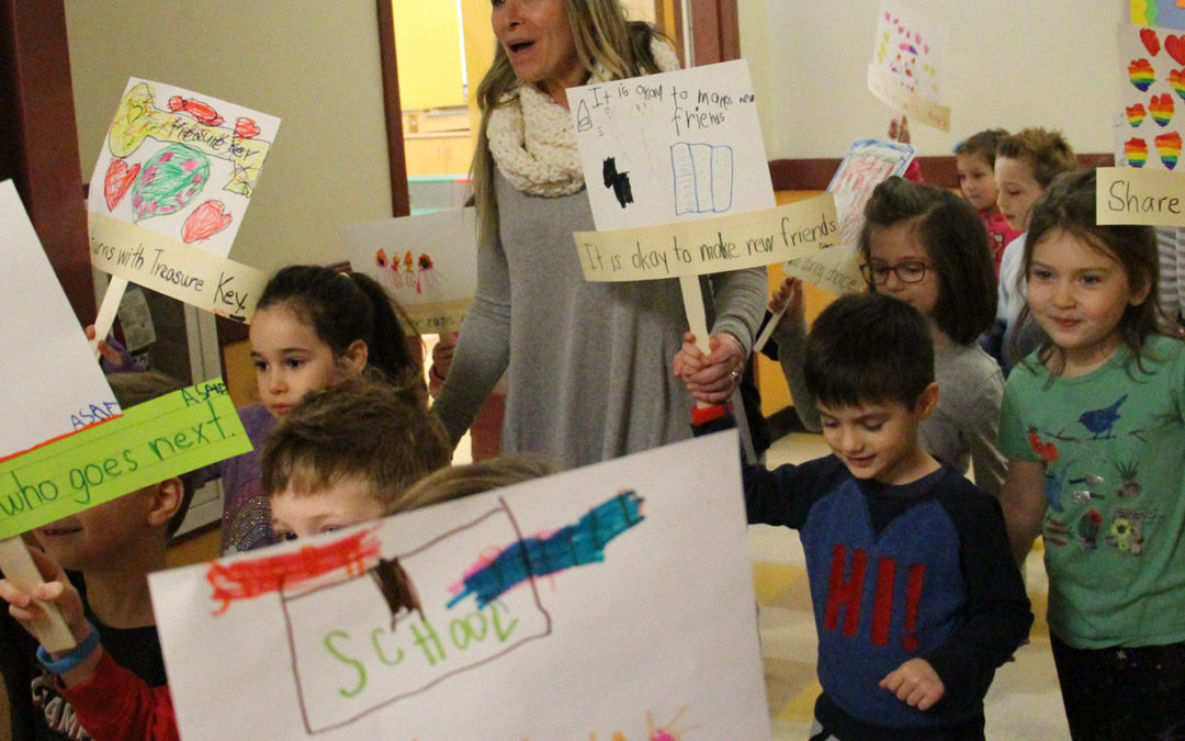 Rashi’s Kindergarten Peace March Makes National News