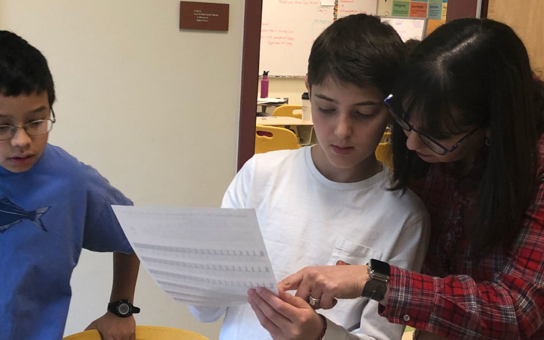 When Thinking About Science Fair Projects, Fifth Graders Look to a Mentor