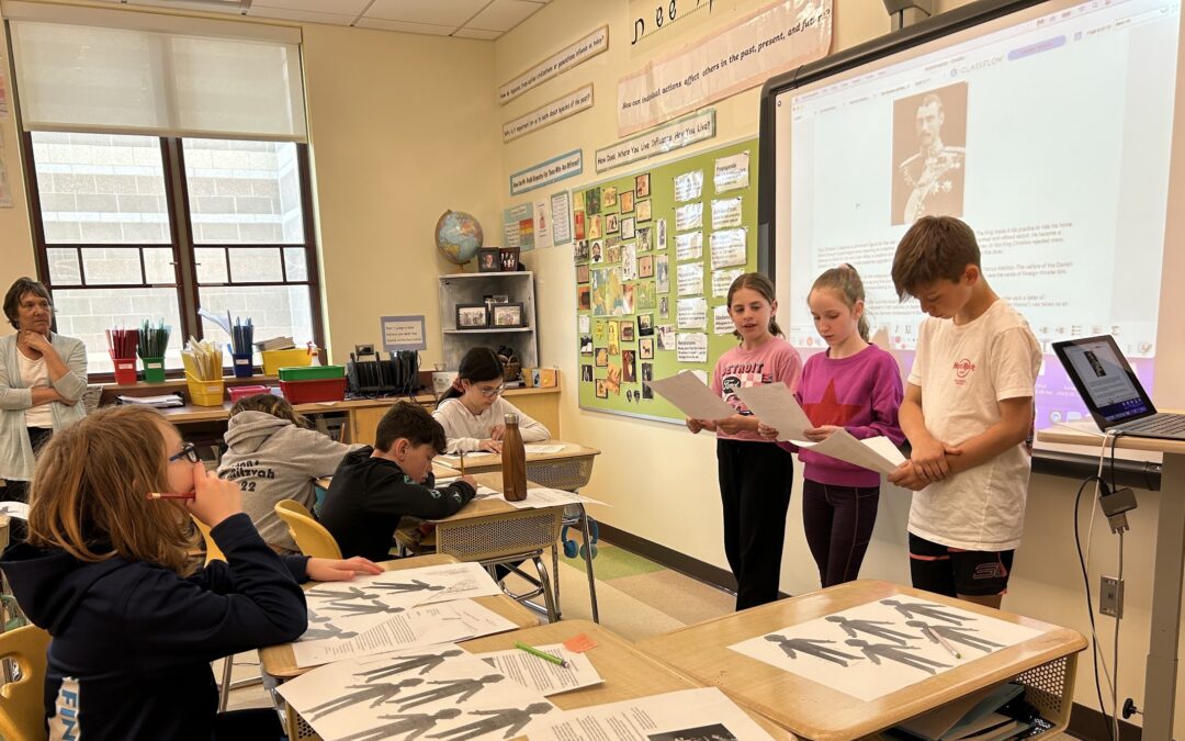 Grade 5: Holocaust Studies and What it Means to be an Upstander