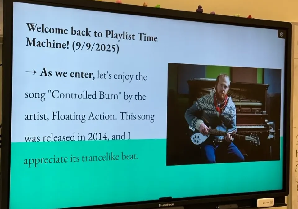 Middle School Elective Spotlight: Playlist Time Machine