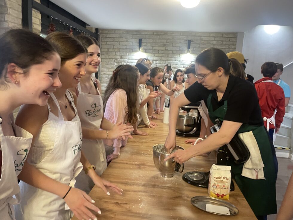 Rashi Grade 8 students in Budapest
