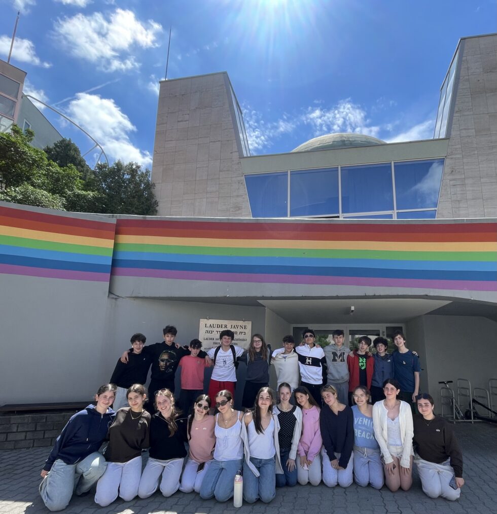Rashi Grade 8 students at Lauder Javne Jewish Day School in Budapest